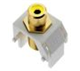 WP3465WH - Yellow Rca to F-Connector WH (M20) - Legrand-On-Q