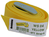 WS04 - 4' Nylon Web Straps - Yellow - LH Dottie