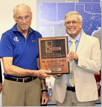 Bill Elliott receives the 2020 Ralph W. Steen Memorial East Texan of the Year Award