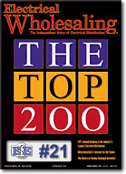 EES moves up to 21st ranked distributor in the nation, according to Electrical Wholesaling