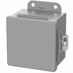 Type 12 hinge cover enclosure wall mount