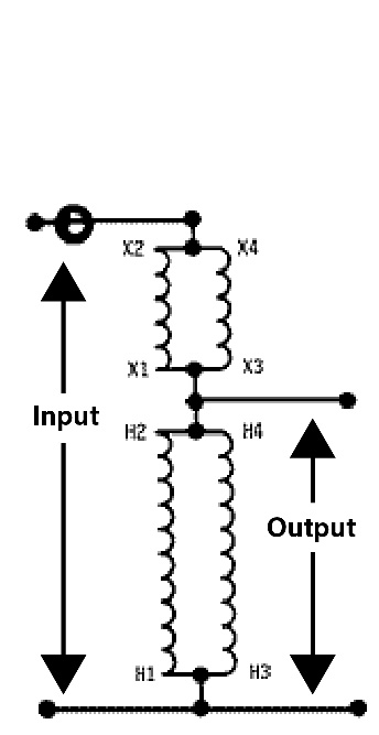 Transformer A2 Bucking Circuit Diagram