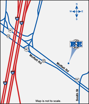Map to Mobile, AL store 213
