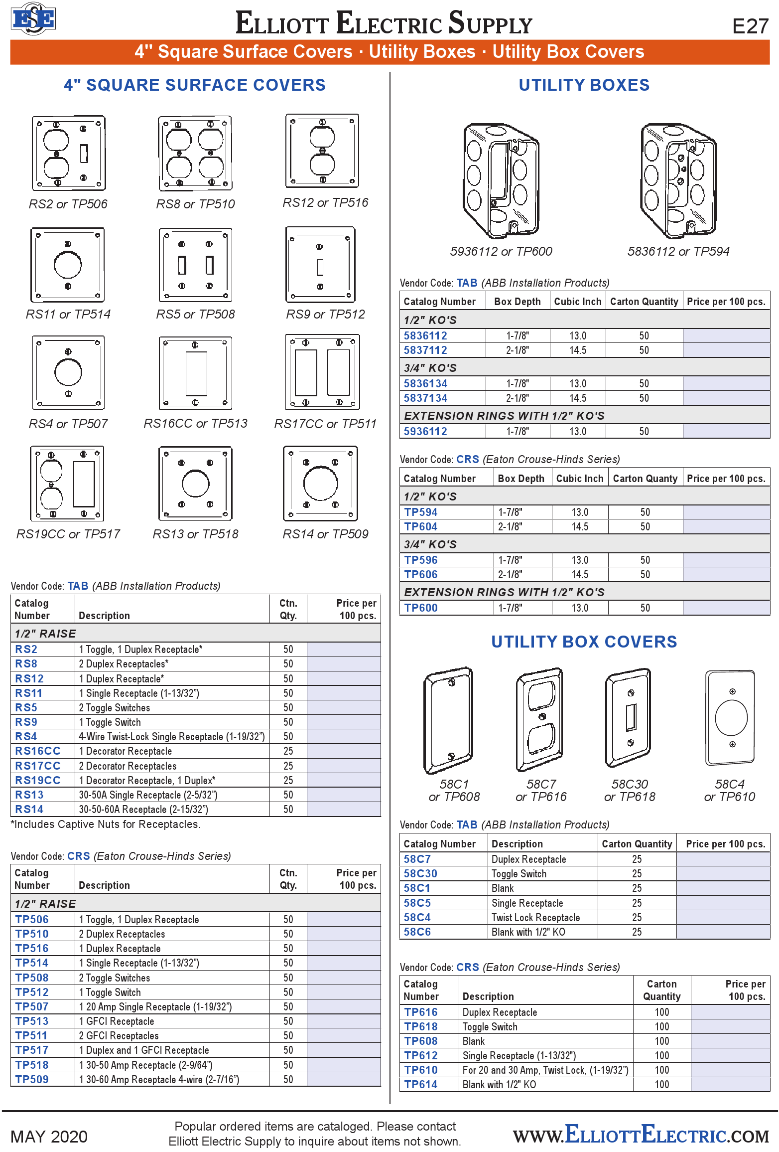 4" Square Surface Covers Utility Boxes Utility Box Covers Print