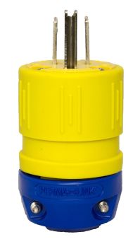 1510P - Plug Nema 5-15 15A 125V Small Yellow - Ericson