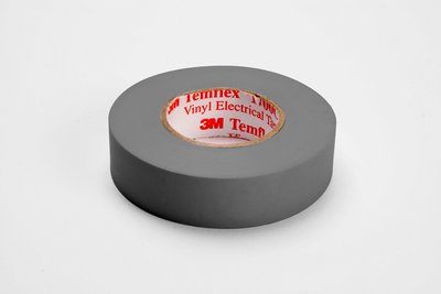 1700CGY - Tem Vinyl Electrical Tape 1700C, 3/4" X 66', Gray - Temflex