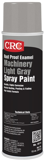 18114 - 20OZ Spray Paint Machinery Light Gray - CRC