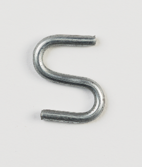1SHJ - 1" S-Hook Zinc Plated - Peco Fasteners