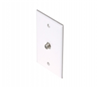200251IV - TV Wall Plate 1-F81 Ivory - Steren Electronics Intl