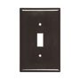 2034B - Wallplate 1G Toggle Thermoset Mid BR - Eaton