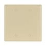 2037V - Wallplate 2G Blank THRMST Box MNT Mid Iv - Eaton
