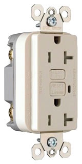 Pass and Seymour GFCI Duplex Receptacle 2095-NAW 20A 125VAC 60HZ 