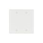 2137W - Wallplate 2G Blank THRMST Box MT STD WH - Eaton Wiring Devices