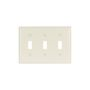 2141LAB0X - Toggle Wallplate, LT. Almond, Togg - Eaton
