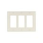 2163LA - Wallplate 3G Decorator Thermoset STD La - Eaton
