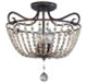 22191UR - 3-60C Rustic Adriana Semi Flush - Maxim Lighting