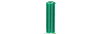 222 - #10-#12 Green Ribbed Tubular Plastic Anchor - LH Dottie