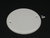 2336WH - NM Round Blank Cover 2300 WH - Wiremold