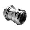 258 - 3-1/2" Steel Emt Compression Connector - Bridgeport