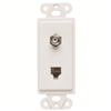 26TELTVWCC10 - Telephone 2 Outlet 4W W - Legrand-On-Q