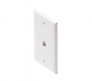 300204WH - Telephone 4C Wall Plate White - SPC