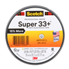33+SUPER34X76FT - Super 33+ Vinyl Elec Tape, 3/4" X 76', Black - Super 33+
