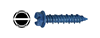 36H134 - 3/16'' X 1-3/4'' Slotted HWH Concrete Screw Anchor - L.H. Dottie CO.