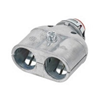 3838ASP - 14/2 10/3 Ins Double Barrel Snap-In Connector - Bridgeport Fittings