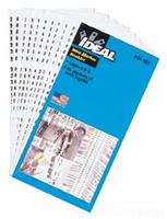 44101 - Wire Marker Booklet, Asst 0-9, 45 Each - Ideal