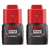48112411 - M12 Redlithium Compact Battery 2PK - Milwaukee Electric Tool