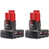 48112412 - M12 Redlithium XC Battery 2PK - Milwaukee Electric Tool