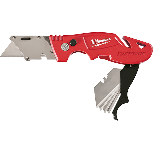48221903 - Fastback Flip Utility Knife W/Blade Storage - Milwaukee