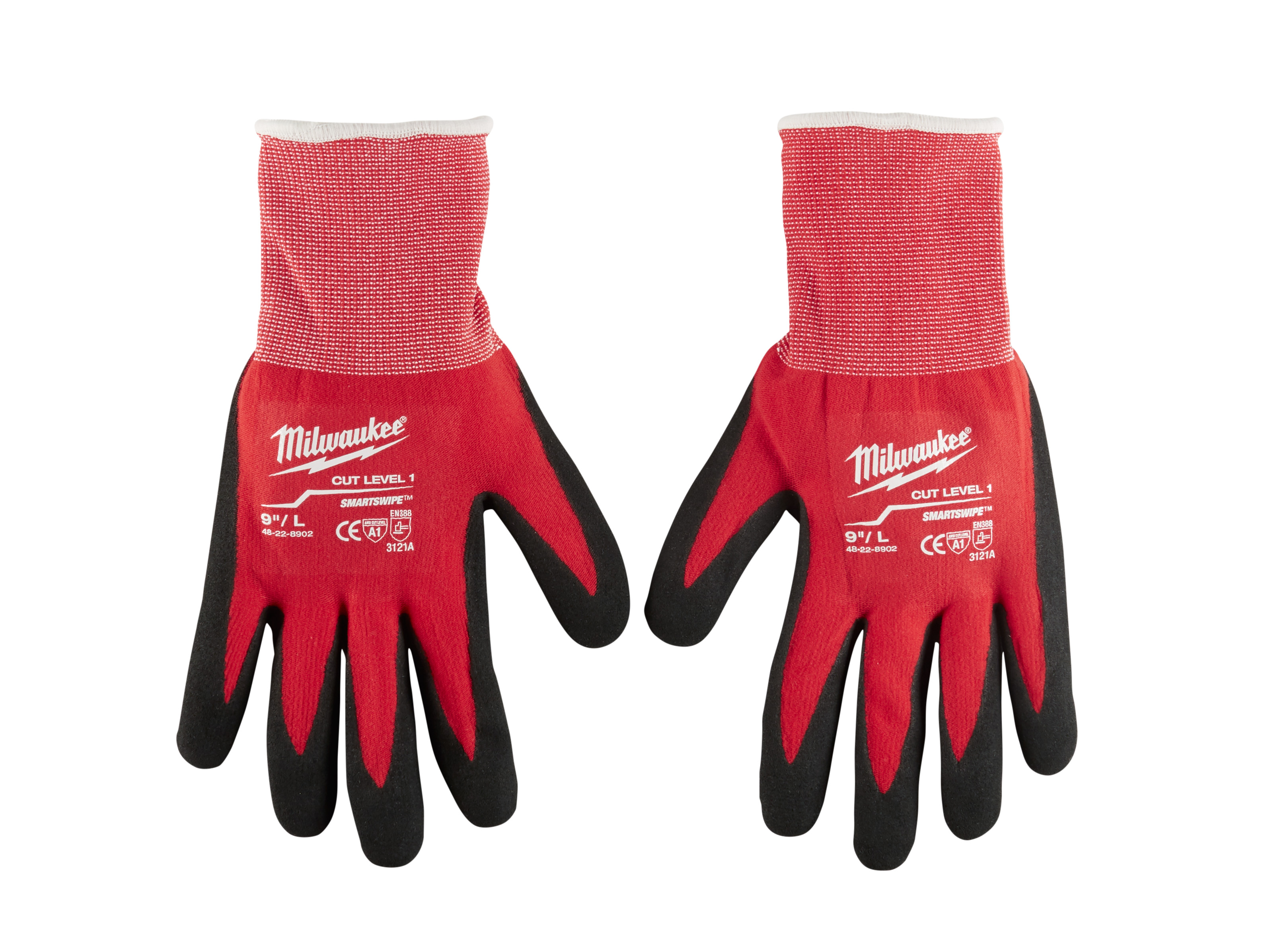 48228902 - Cut Level 1 Nitrile Dipped Gloves Large - Milwaukee®
