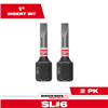 48324416 - Shockwave Impact Slotted 1/8" Insert Bits 2PK - Milwaukee®