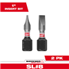 48324417 - Shockwave Impact Slotted 3/16" Insert Bits 2PK - Milwaukee®