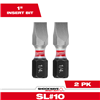 48324418 - Shockwave Impact Slotted 1/4" Insert Bits 2PK - Milwaukee®