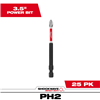 48324791 - Shockwave 3-1/2 Impact Phillips #2 Power Bits - Milwaukee®