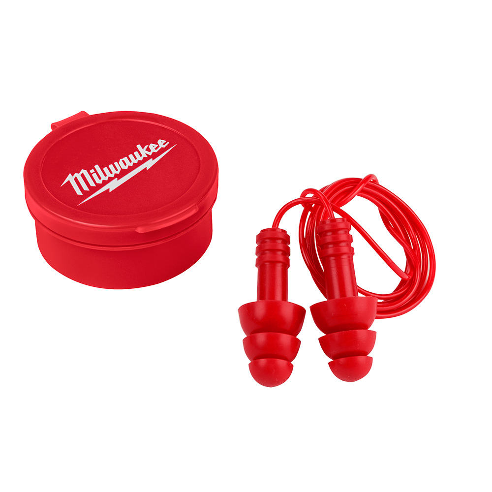 48733151 - Reusable Corded Earplugs 3PK - Milwaukee®
