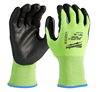 48738923 - Hi-Vis Cut Level 2 Polyurethane Dipped Gloves - Milwaukee Electric Tool