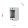 53211 - HBL 1G WP Box W/4 1/2hub - Bell