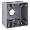 53890 - 2G WP Box W/5 1IN-Hubs Gry - Bell