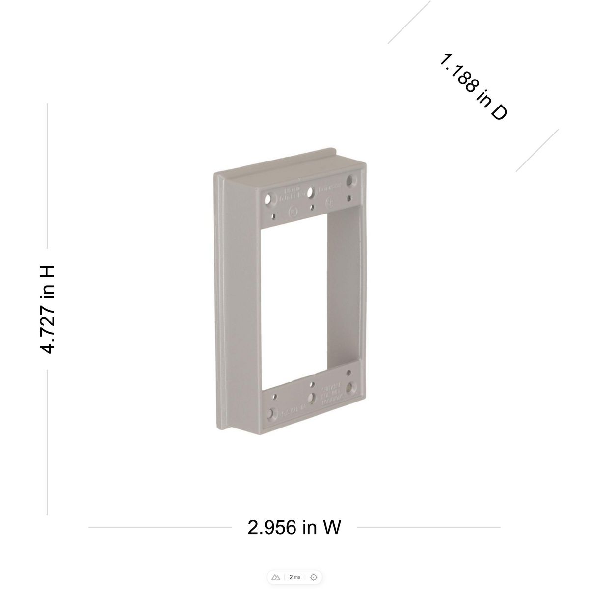 54060 5406-0 Bell HBL 1G WP 1