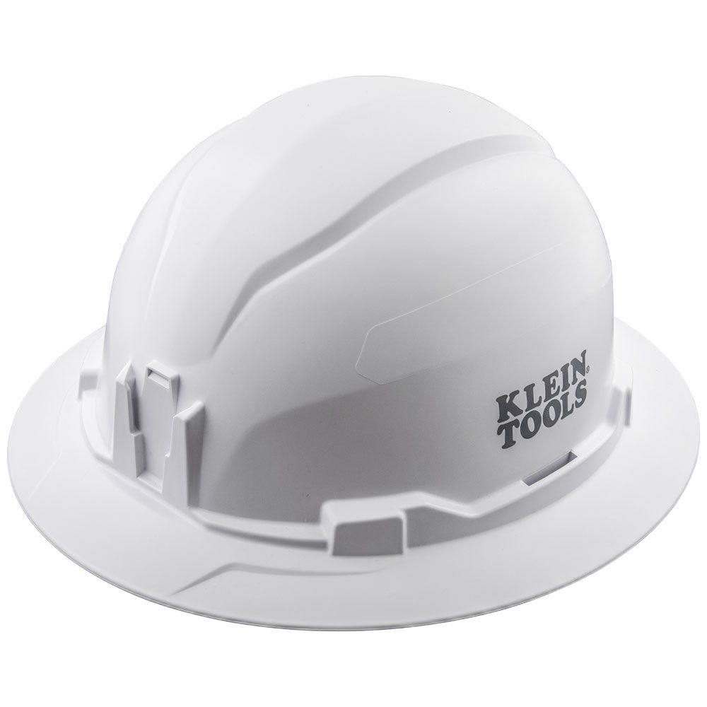 60400 - Hard Hat, Non-Vented, Full Brim Style, White - Klein Tools