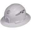 60401 - Hard Hat, Vented, Full Brim Style, White - Klein Tools