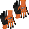 60581 - Knit Dipped Gloves, Cut Level A1, Touchscreen, LG - Klein Tools