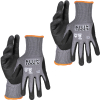 60589 - Knit Dipped Gloves, Cut Level A4, Touchscreen, LG - Klein Tools