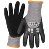 60839 - Knit Dipped Gloves, Cut Level A4, Touchscreen, LG - Klein Tools