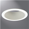6101WB - 6" White Metal Baffle Straight W/2 White Rings - Cooper Lighting Solutions