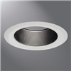 6103BB - 6" Black SS Metal Baffle, White SF Ring - Cooper Lighting Solutions