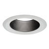 6103BBELL - 6" Black SS Metal Baffle, White SF Ring - Cooper Lighting Solutions